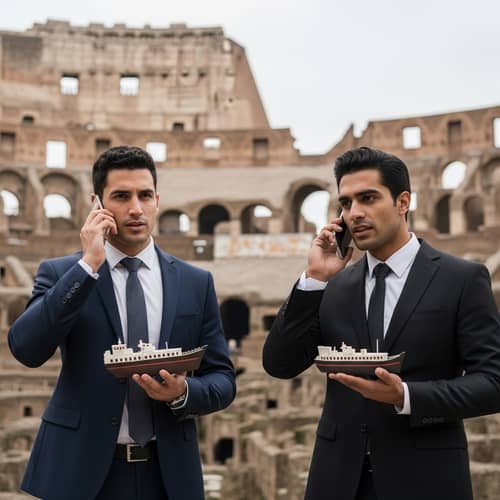 Salesmen Sales Battleship in the Colosseum - Cold Calling Competition