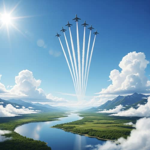 Force and Flow: Air Force Art in the Sky