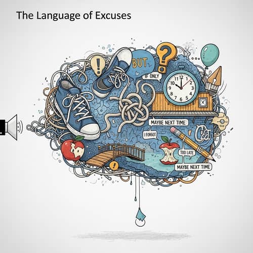 Excuses and Justifications Concept | Linguistic Symbols & Metaphors