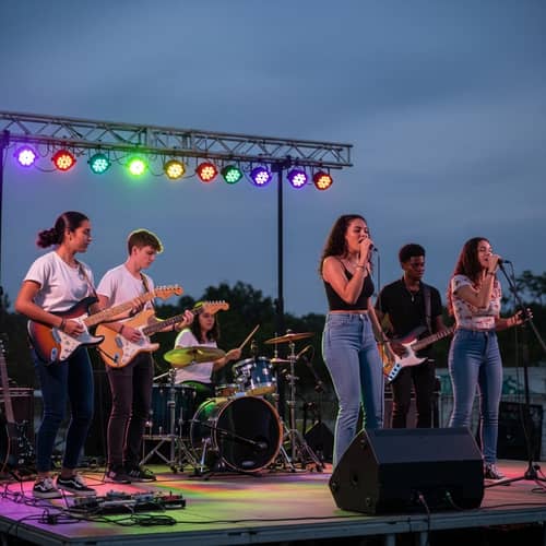Lively Concert in Carabobo, Venezuela: Young Musicians Shine