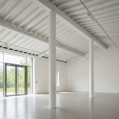 Open-Plan Exhibition Hall with White Interior | Venue Showcase