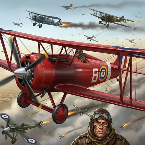 Baron Red: WWI Fighter Pilot in Aerial Battle