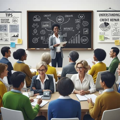 Credit Repair Workshop: Diverse Group Financial Education