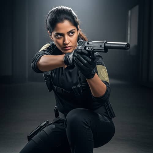 Female South Asian Assassin in Stealth Action - Deadly Mission