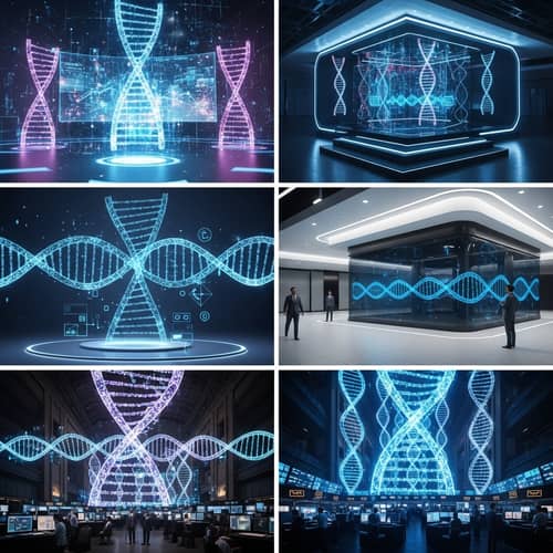 Futuristic DNA-Like Helix Exchange Platform