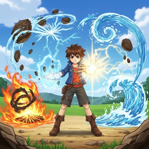 Boboiboy Elements - Young Boy With Elemental Powers