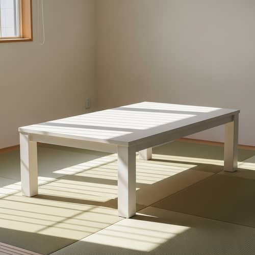 Simplistic Japanese Style Table - Minimalistic & Clean Design