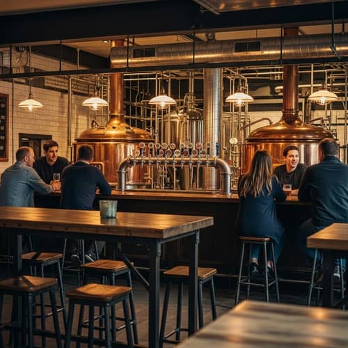 Vintage Microbrewery Experience | Industrial-Inspired Brewpub