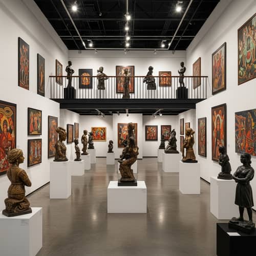 1500 Sq Ft Exhibition Space with Artwork & History Displays