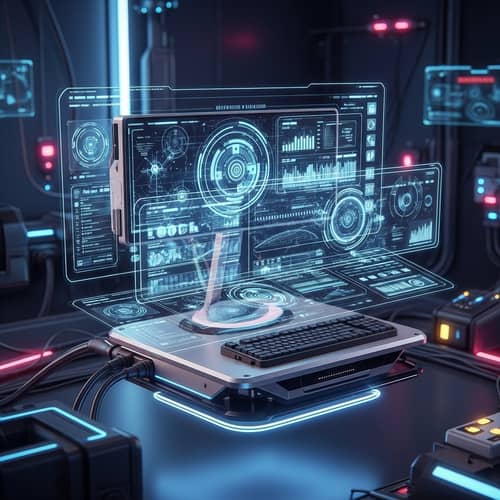 Futuristic Computer 9374812873613125981891723779328 | Advanced Technology