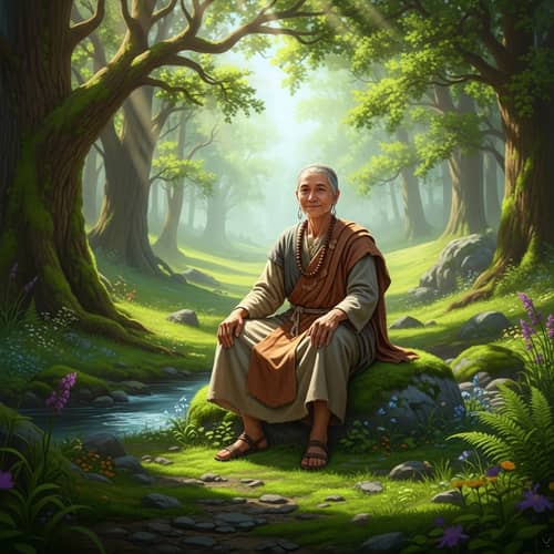 Serene Spiritual Mentor | Growth and Wisdom Inspiration