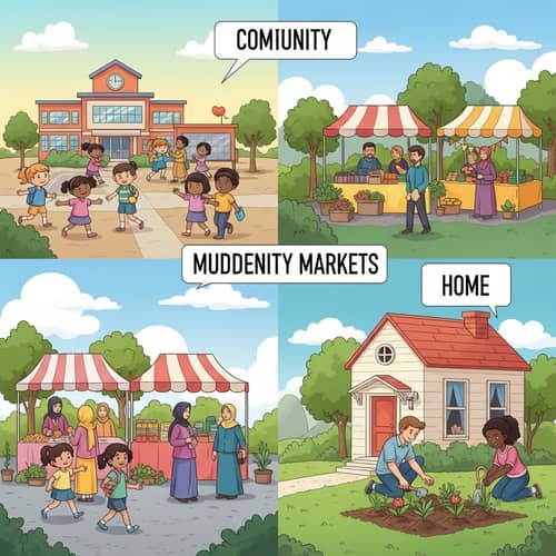 Harmony and Cooperation in Diverse Landscape