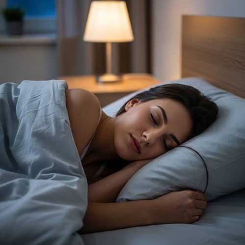 Young Woman Sound Asleep - Sweet Dreams Await