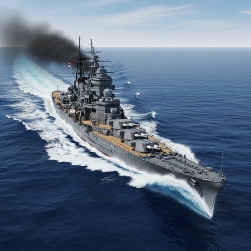 Yamato Cruiser: Majestic WW2-era Naval Power