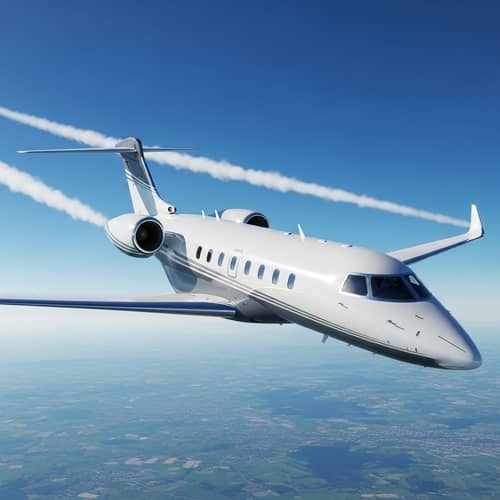 Luxurious Private Jet Flying High | VIP Air Travel