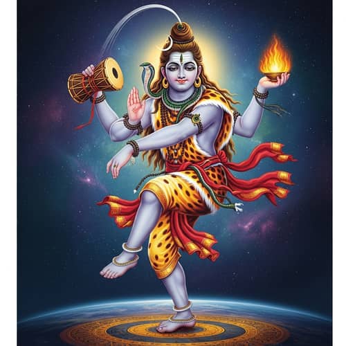 Lord Shiva Dance - Divine Cosmic Performance