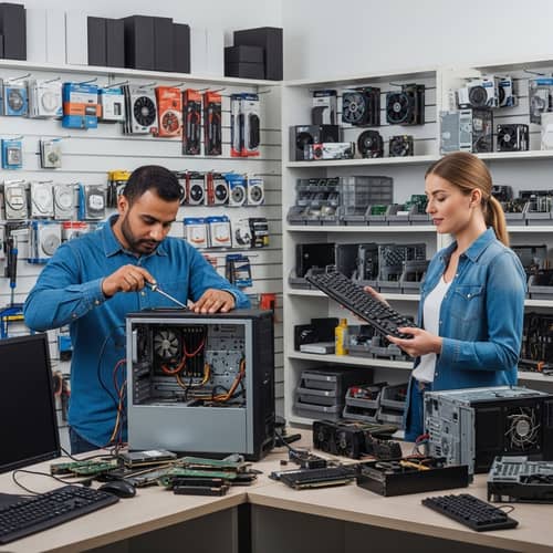 Professional Computer Repair Shop with Wide Range of Parts