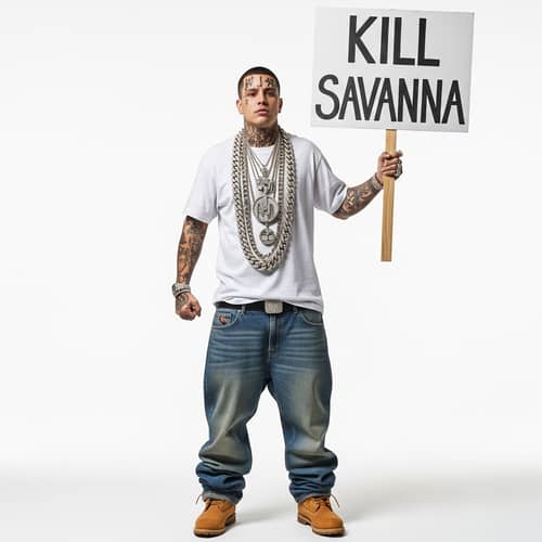 King Von Holds 'Kill Savanna' Sign | Hip-Hop Icon