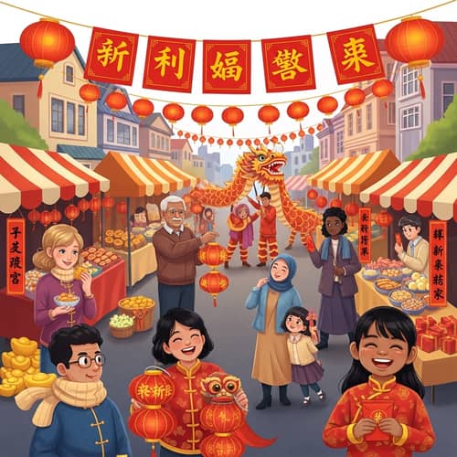 Lunar New Year Festival | Traditional Celebrations & Diverse Community