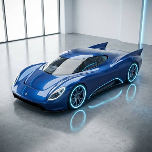 Futuristic Concept Car Showcase - Polished Design Futuristic Concept Car Showcase - Polished Design