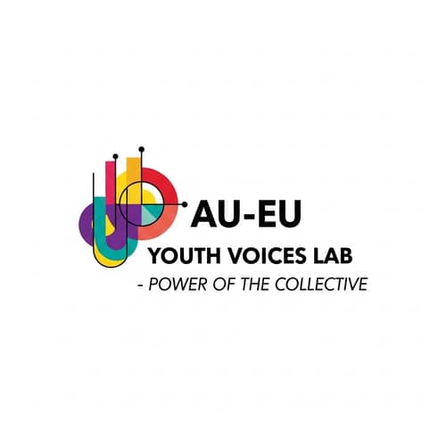 AU-EU Youth Voices Lab Logo Design | Modern Unity Illustration