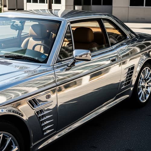 Detailed Image of a Sleek Car with Intricate Design