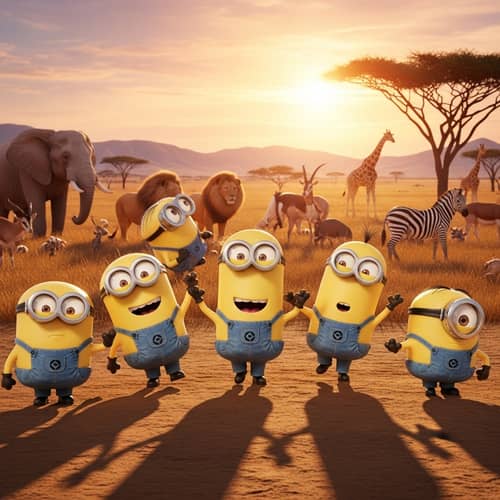 Minions in African Savanna