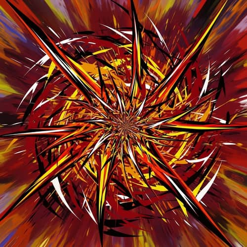 Fiercely Abstract Pupckin Concept with Angry and Dangerous Vibes