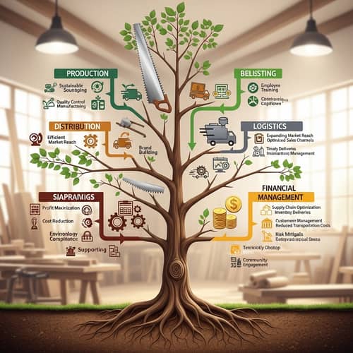 Woodworking Enterprise Goal Tree - Economic Activity Supervision