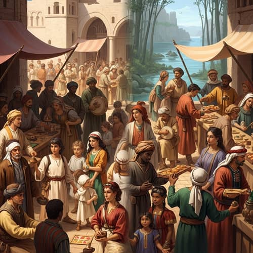 Ancient Vitality Contrasted with Tranquility - Cultural Diversity Scene