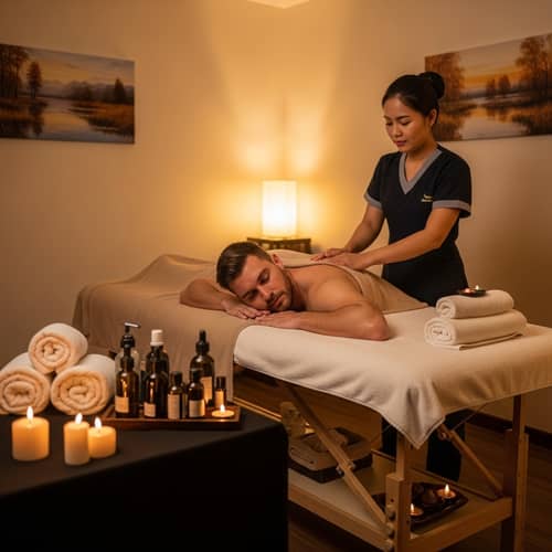 Tranquil Spa Room Massage: Relaxation & Professional Service