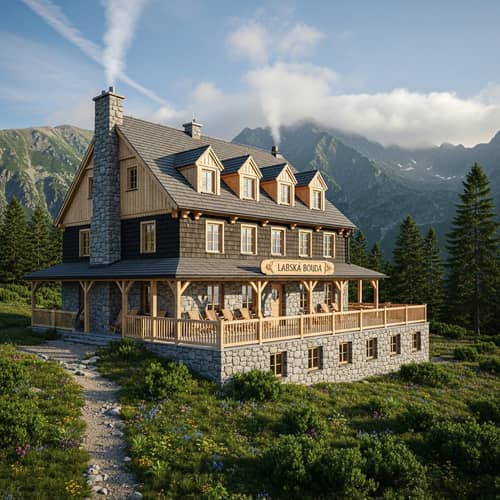 1900s Mountain Hut in Czech Republic | Stunning Mountain Range View