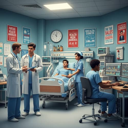 Global Healthcare Professionals in Action | Modern Hospital Scene