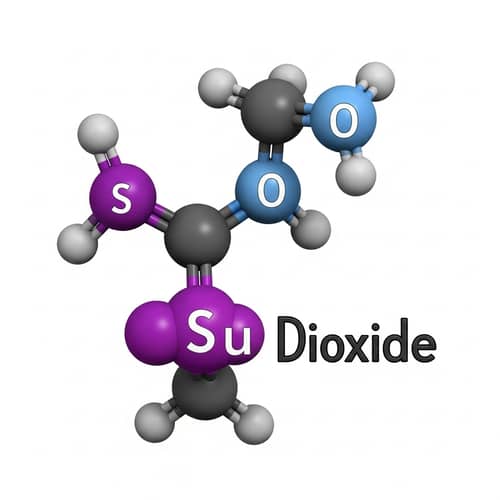 Molecular Structure of Sulfur Dioxide: Detailed Illustration
