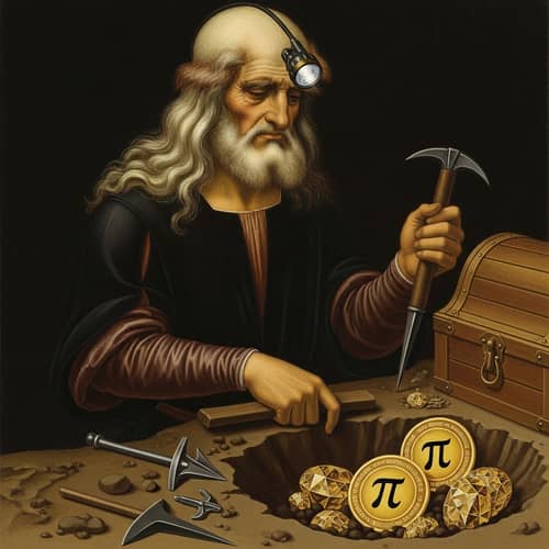 Da Vinci Mining for Pi Crypto Gems