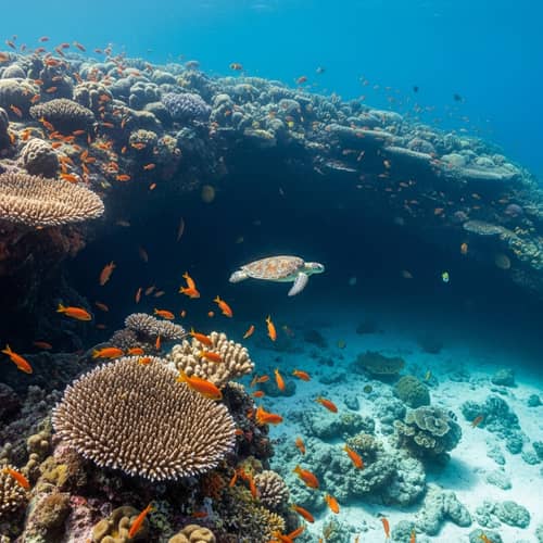 Discover the Enchanting Underwater World with Coral Reefs and Sea Life