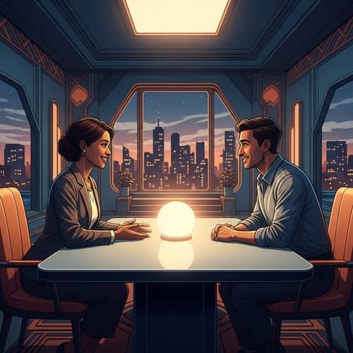 Exciting & Promising Meeting in Stylized Setting Exciting & Promising Meeting in Stylized Setting