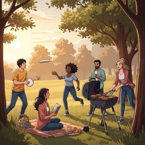 Bonding with Friends: A Perfect Picnic Day