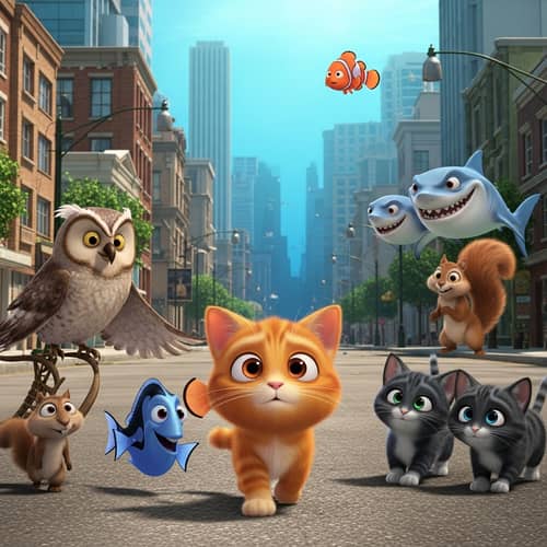 Adventure of an Orange Tabby Cat: A Twisted Tale