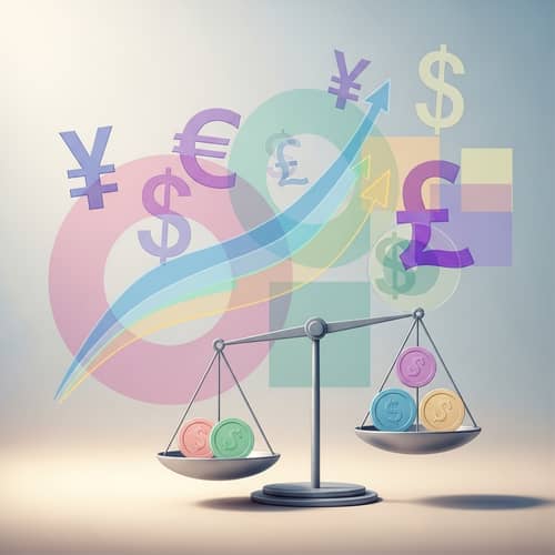 Abstract Economy Concept | Financial Balance Representation
