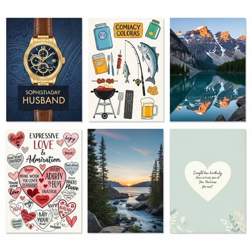 Unique Birthday Cards for Husband | Elegant, Comical, Nature-Themed & More