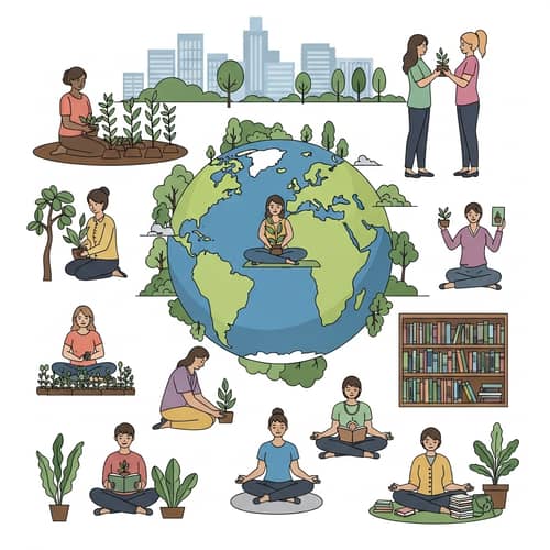 Harmonious World: Self-Care and Personal Growth Activities for Diverse Individuals