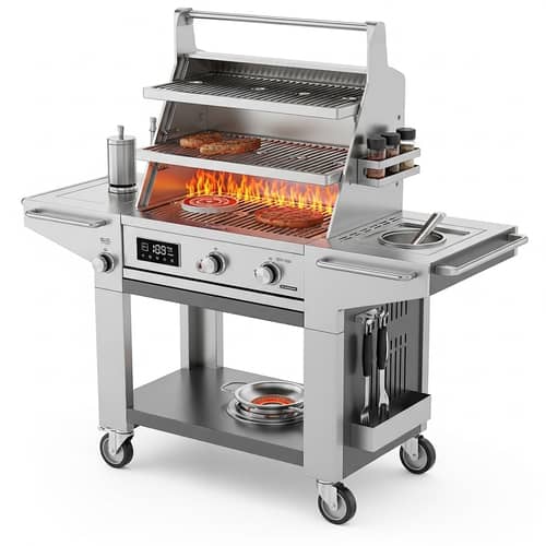 Innovative BBQ Grill with Modern Aesthetics | Future of Outdoor Cooking
