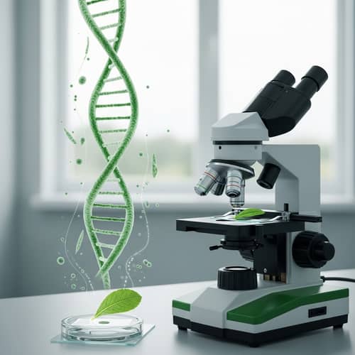 Green-themed Microscope Reveals DNA Modification on Plants