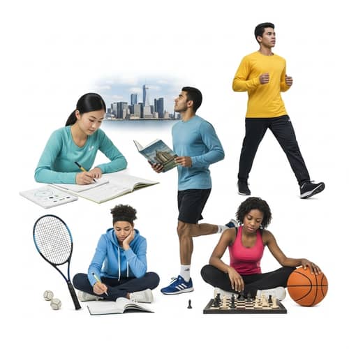 Physically Active & Academically Engaged Teenagers | Multicultural Scene