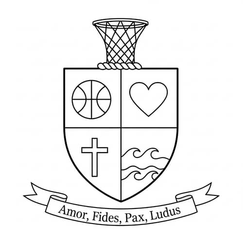 Custom Coat of Arms Design - Symbolizing Love, Passion, Faith, and Tranquility