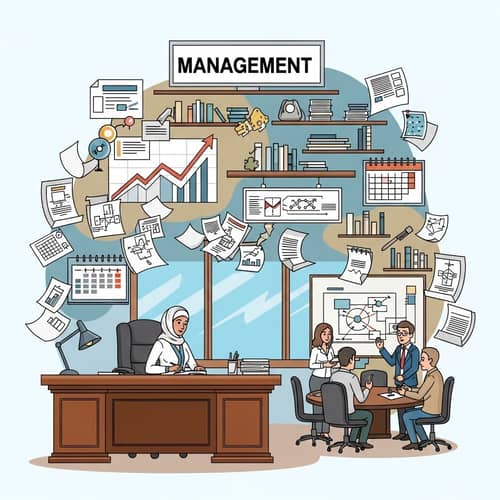 Conceptual Visualization of Management | Strategy, Teamwork & Success