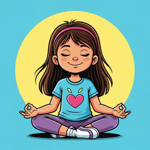 Daily Meditation for Children: Bright & Blissful Illustration