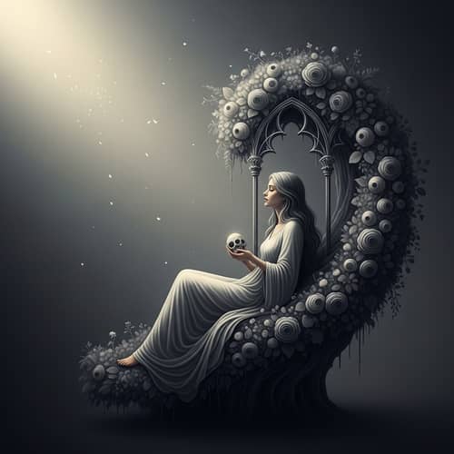 Soulful Final Journey: Theatrical Drama in Soft Lighting