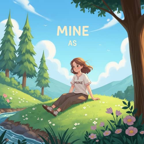Find Belonging and Peace | Tranquil Image of a Girl in Nature